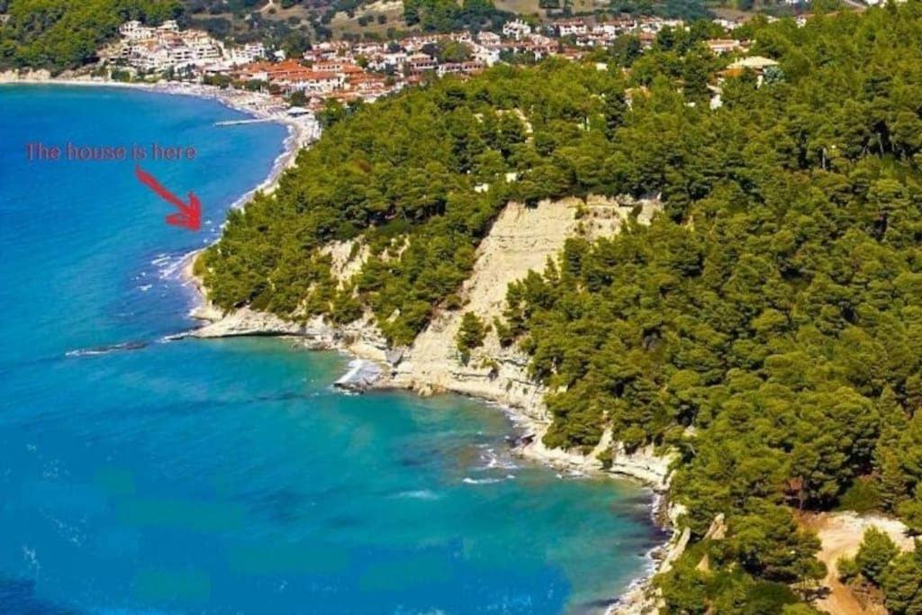 Seaside Beach House Siviri Exteriér fotografie